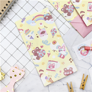 四季紙品禮品 FUWA FUWA系列 牛皮立體袋(小) 