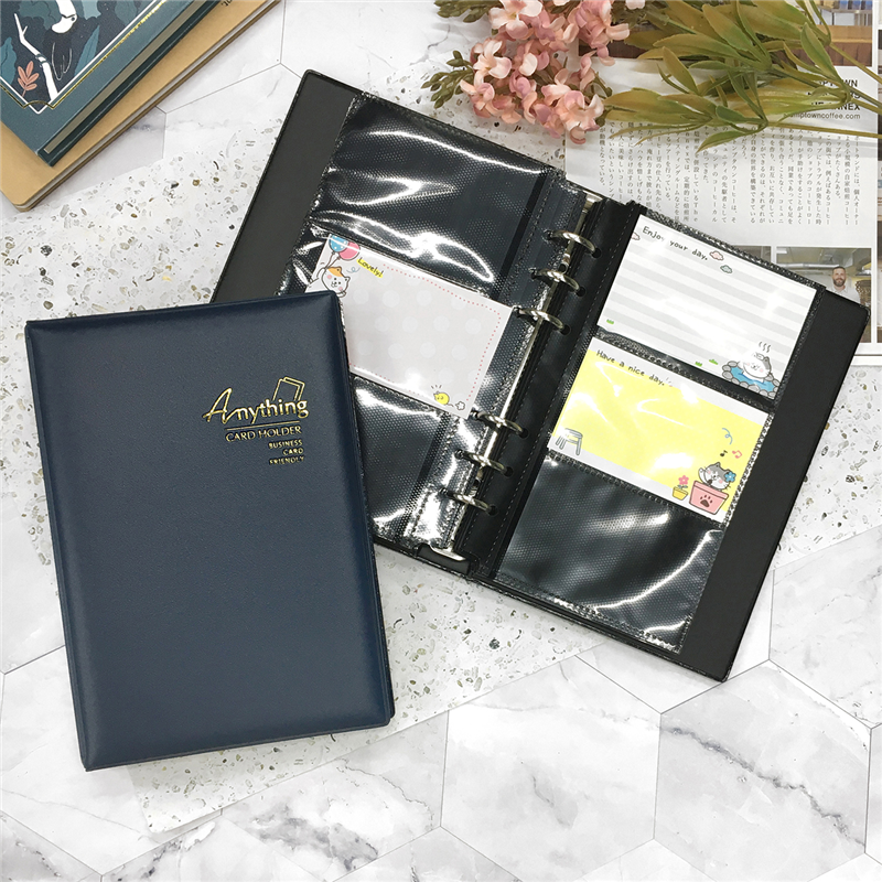四季紙品禮品180入名片冊三格活頁名片本6孔NH036 - 四季紙品禮品-卡片