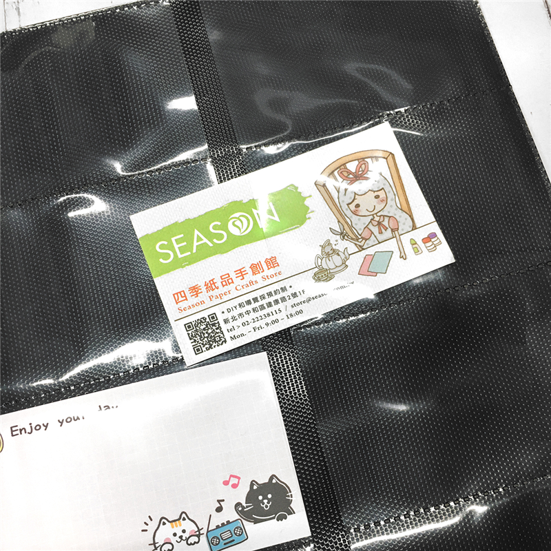 四季紙品禮品名片冊補充頁26孔8格NH037-01 - 四季紙品禮品-卡片、日誌